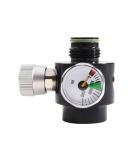 ZCTCL Paintball CO2 Tank On/Off Valve with 1500Psi Gauge - Black | G1/2-14 Thread - Buy Online on GoSupps.com