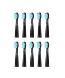 10 Pack Toothbrush Replacement Heads Compatible with Fairywill FW-507/508/551/917/959, Gloridea, Sboly, WOVIDA, YUNCHI Sonic Electric Toothbrushes - Black 10-black - Buy Online on GoSupps.com