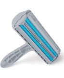 Mudela Lint Brush & Roller - Pet Hair Remover for Furniture & Sofas | Effective Lint Roll for Dogs & Cats - Gray - Buy Online on GoSupps.com