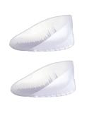 Heavy Duty Gel Heel Cups Cushion Inserts for Shock Absorption Plantar Fasciitis & Heel Pain Relief (1 Pair) - International Shipping Available - Buy Online on GoSupps.com