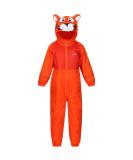 Regatta Kids Mudplay III Waterproof Insulated All-in-One Suit 36-48 Months - Blaze Orange Tiger - Buy Online on GoSupps.com