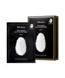 JM Solution Water Luminous Silky Cocoon Black Facial Mask - 10 Sheets - Silkworm Extract Amino Acid - Nutrition & Moisturization for Sensitive Skin - Buy Online on GoSupps.com