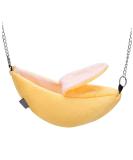 qiangXINGYai 1 Pack Hamster Hanging House Hammock Banana Design Small Animals Cotton Cage Sleeping Nest Suitable for Small Pet Bed Small Hamster Toys Cage Swing (Color : Yellow) - Buy Online on GoSupps.com