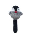 Sustainable Organic Bamboo Penguin Rattle - Eco-Friendly Baby Toy for Development and Play - Buy Online on GoSupps.com