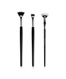 3Pcs Fan Mascara Brushes for Lashes & Eyebrows - Eyelash Clumping Wand Combo - Buy Online on GoSupps.com