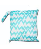 EGURS Wetbag | Waterproof Reusable Diaper Bag - Blue & White Stripes (30x28cm) - Eco-Friendly Travel Solution - Buy Online on GoSupps.com