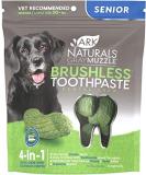 Gray Muzzle Brushless Toothpaste Dental Chews for Senior Large Breed Dogs - Vet Recommended for Plaque, Bacteria & Tartar Control | 1 Pack - Buy Online on GoSupps.com