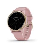 Garmin V voactive 4S Renewed Smartwatch | GPS, Music, Body Energy Monitoring | Light Gold/Light Pink Band - 40mm - Buy Online on GoSupps.com