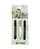 Scunci Metal Barrettes, Assorted Colors, 3-Count per Pack - Buy Online on GoSupps.com