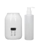 LED Display Lotion Massage Oil Warmer Adjustable Temperature & Timer UK Plug Portable Design Electric Warm Lotion Dispenser Good for Salon (White) - Buy Online on GoSupps.com