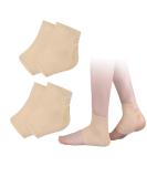 Leadigol Ankle Bone Protection Socks - 2 Pairs Achilles Tendon Heel Protector Compression Sleeves for Joint Pain Relief - Buy Online on GoSupps.com