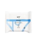 No7 Biodegradable Cleansing Wipes - Waterproof Makeup Remover with Vitamin B5 and Witch Hazel - 60 Wipes Dual Pack for Radiant Skin - Buy Online on GoSupps.com