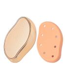 Nano Glass Foot File Callus Remover - G.Liane Crystal Glass Pedicure Foot Care Scrubber for Hard Skin Removal (Gold) - Buy Online on GoSupps.com