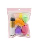 Dolovemk Makeup Sponge Set & Chubby Foundation Brush 5 PCs Latex-Free Beauty Application Tools - Buy Online on GoSupps.com