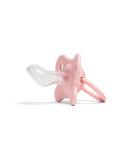 Maxis BPA-Free Silicone Baby Pacifier with Knobs - Pink Asymmetrical Dental Aid for 0-12 Months + Pacifier Box | Nopperz Beissring - Buy Online on GoSupps.com