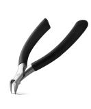 BEZOX Toenail Clippers for Ingrown Nails | Ergonomic Podiatrist Nail Clippers for Thick Nails - Black - Buy Online on GoSupps.com