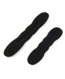 2-Pack Black Magic Foam Sponge Bun Maker | High & Low Bun Shaper for Perfect Ponytail Hairstyles - Buy Online on GoSupps.com