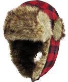 Lumberjack Plaid Aviator Trapper Hat Trooper Ear Flaps Ushanka Eskimo Bomber Russian Cold One Size 1. Red Black Plaid Trapper - Buy Online on GoSupps.com