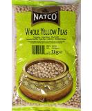 Natco Yellow Peas Whole 2kg - Buy Online on GoSupps.com