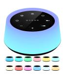 ColorsNoise Sound Machine | 30 Soothing Sounds | 12 Colors Baby Night Light | Memory Function | T-Black - Buy Online on GoSupps.com