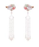 Lurrose 2 Pieces Chinese Tassel Hairpins - Crystal Rabbit Bridal Accessories for Weddings Women & Girls - Buy Online on GoSupps.com