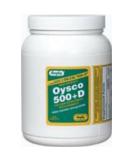 OYSCO 500+D TABS by Rugby Laboratories - Rug Size 1000 - Fast-Acting Calcium Supplement - Buy Online on GoSupps.com