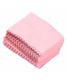 50 Pcs Silver Polishing Cloths - Microfiber Eyeglasses & Jewelry Cleaning Wipes | Streak-Free Flannel Screen Cleaner - Buy Online on GoSupps.com