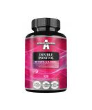 Double Inositol 120 Vegan Capsules - Myo-Inositol & D-Chiro-Inositol 40:1 - 615 mg Each - Vitamin B8 Supplement - 4-Month Supply by Apollos Hegemony - International Shipping Available - Buy Online on GoSupps.com