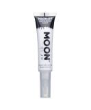 Moon Glow Neon UV Face & Body Paint - 15ml White with Brush Applicator - Buy Online on GoSupps.com