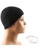 Bella Hair Mesh Dome Wig Cap for Wig Making - Small Black | Stretchable Hairnet with Wide Elastic Band | Ideal for Beginners Sewing 4x4 Lace Closure - Buy Online on GoSupps.com
