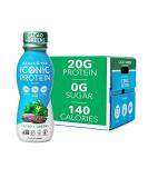 Iconic Protein Drinks, Cacao + Greens (12 Pack) | Grass Fed Protein Shakes with Organic Veggies & Unroasted Cacao | Low Carb Protein Drink | Lactose Free, Gluten Free, Soy Free | Keto Friendly - Buy Online on GoSupps.com