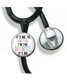 Personalized Nurse Stethoscope Tag | Custom Medical ID Tag | Writable Surface Stethoscope Name Tag - Black - Buy Online on GoSupps.com