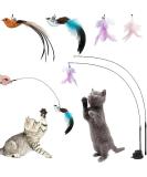 Caliyo Interactive Cat Toys with Suction Cup | Funny Birds & Feathers | Intelligence Toys for Cats - Buy Online on GoSupps.com