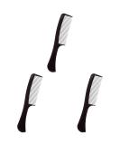 LA MODA HANDLE COMB BLACK (Pack of 3) Black 1 Count (Pack of 3) - Buy Online on GoSupps.com