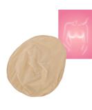 Protective Cover for Artificial Breasts | Cotton Bag for Mastectomy Silicone Breasts | Breathable Size L Breast Prosthesis Envelope - Buy Online on GoSupps.com