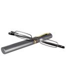 KoKoBin Mini Narrow Reading Glasses Spring Hinge Metal Reading Aid Unisex Visual Aid with Case (Rifle +3.0) Rifle +3.0 - Buy Online on GoSupps.com