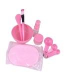 DIY Facial Mask Mixing Bowl Set - Complete Kit with Spatula Measuring Spoon Brush & Spray Bottle - Perfect for Skin Care Lovers - Pink - Buy Online on GoSupps.com