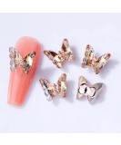 3D Nail Art Rhinestone Crystal AB Butterfly Charms Sparkle Nail Decoration Jewerlry Hand Craft DIY Accessories (MJ20) - Buy Online on GoSupps.com