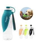 Petsoign Portable Dog Water Bottle | Silicone Travel Drinking Bottle for Outdoor Adventures - Blue - Buy Online on GoSupps.com