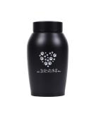 Youdear Service Pet Cremation Urns Pet Urns for Dog and Cat Ashes Paw Print Keepsake Urns Pet memorial Urn Dog urns for ashes Cat urns for Ashes (medium black) M Black - Buy Online on GoSupps.com