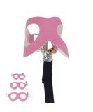 Shop Tocked Vest & Leash Set - Premium Artificial Leather for Guinea Pigs Hamsters Ferrets & Chinchillas - 3 Sizes Nylon Line & Bell - Pink | International Shipping Available - Buy Online on GoSupps.com