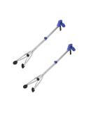 New Version2 Pack Foldable Reacher Grabber Tool  Long 32" Foldable Extender Gripper Tool  Suction Cups for Precise Work  Claw Trash Garbage Picker Garden Nabber  Mobility Aid Pick Up Tool - Buy Online on GoSupps.com