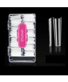 XXL Coffin No C Curve Nail Tips Clear Acrylic Extra Long Coffin Nails (500pcs) for Nail Salons & DIY Art | SITELENABY - Buy Online on GoSupps.com