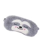 Gray Cute Sloth Sleeping Mask - Soft Plush Eye Cover for Kids & Adults | Ideal for Travel Naps & Meditation - Buy Online on GoSupps.com