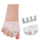 Soft Gel Metatarsal Cushion Toe Separators for Bunion Pain Relief - 2 Pairs - Buy Online on GoSupps.com