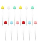 12 Pack Lip Scrub Brush Double-Sided Silicone Portable Lip Scrub Exfoliating Brush Cleaning Scrubber Travel Skincare Lip Cleaning Tool for Men Women Dark Lips - Buy Online on GoSupps.com