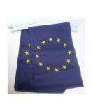 EUROPEAN UNION FLAG CHAIN 6 meters with 20 flags 21x14cm - EUROPE garland flag chain 14 x 21 cm AZ FLAG - Buy Online on GoSupps.com