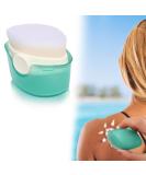 SonKu Sunblock Buddy Brush - Perfect Sunscreen Applicator for Kids & Families | Sun Cream Brush with Protective Caps - White - Buy Online on GoSupps.com