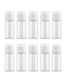 12Pcs 20ml Clear Plastic Empty Travel Bottles Container with Flip Cap Refillable Toiletry Bottles Containers Cosmetic Sample Bottles for Shampoo Body Wash Lotion Essential Oil 20ml/0.68oz - Buy Online on GoSupps.com