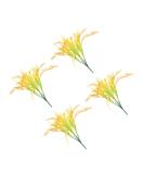 DECHOUS 4pcs 7 Simulated Rice Wheat Flower Natural Wheat Ears Flowers Artificial Wheat Stalks Wheat Decor Tall Wheat Ears Dried Flowers Fall Flower Bouquet Plastic Dining Table - Buy Online on GoSupps.com
